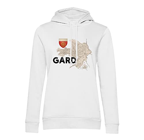 Sweat à capuche Gard 30 Nîmes pull Occitanie vintage pour homme et femme
