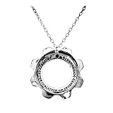 PERONN Necklace,Gears of War 3 Distressed Metal Replica Cog Tags