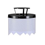 Global Industrial Rain Bonnet Lid - 36 Gallon Black