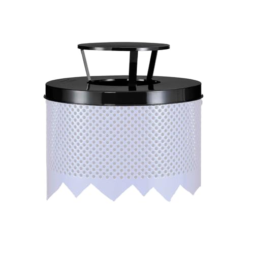 Global Industrial Rain Bonnet Lid - 36 Gallon Black