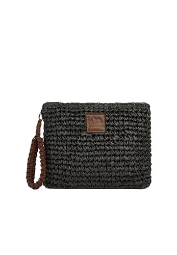 Cabas femme Sundek Momo noir en toile technique résistante et spacieuse
