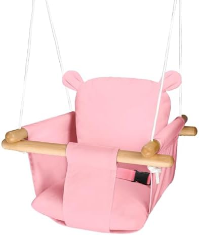 Balançoire pour enfant pour extérieur et intérieur - Pour aire de jeux - Rouge, bleu