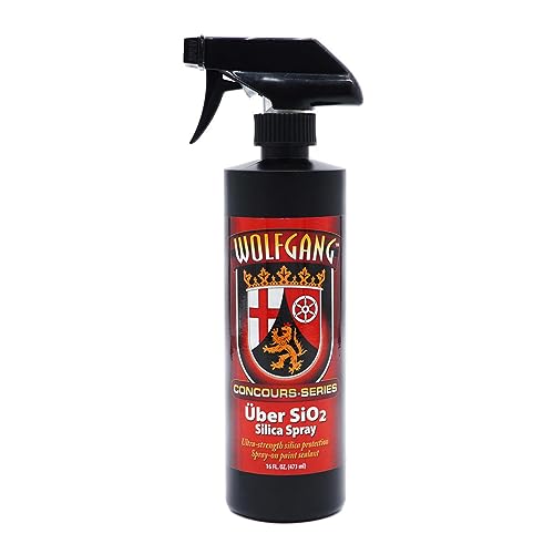 Wolfgang Concours Series Uber SiO2 Silica Spray | Hydrophobic Formula for High-Gloss Finish |