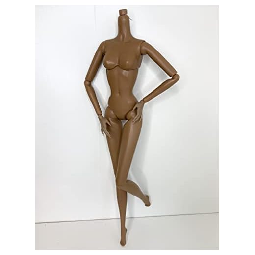 DIY OOAK Doll Bodies for Replacement 12 inch Fashion Doll Body Supermodel Collector Doll Body Articulated Jointed Posable Doll Making Repair Caramel (3)