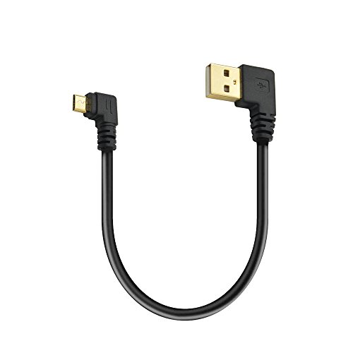 Allbuymall 10cm Micro USB Cable USB 20 Carga Rpida y Sincronizacin para Telfonos Android Cable USB a Micro USB para los Dispositivos Android 1 Unidades