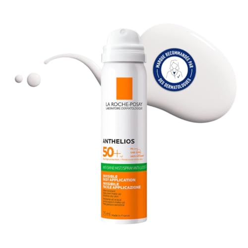 La Roche Posay Anthelios Crème Solaire Visage en Brume Anti Brillance SPF50+ Hydrate & Protège Fini Invisible Avec Parfum Convient aux Peaux Sensibles 75 ml - vue 10