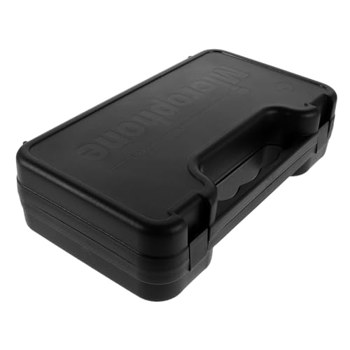ULDIGI Travel Microphone Storage Container Lightweight Hard Shell Case Scratch Resistant Interior Fits Microphones