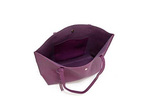 Image of Dreubea Women's Soft Faux Leather Tote Shoulder Bag from, Big Capacity Tassel Handbag