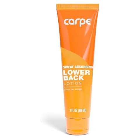 Carpe Lower Back Sweat Absorber & Butt Sweat Prevention Lotion ~NEW~ Keep Your Back, Buttocks, & Waistband Dry with a Sweat Absorbing Formula that Prevents & Controls Moisture for All-Day Freshness Cover
