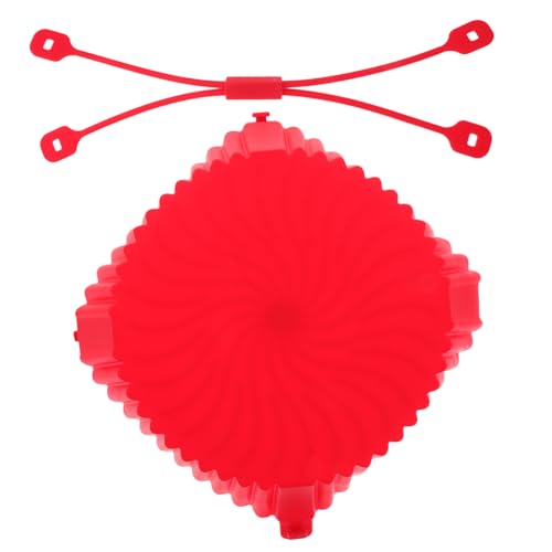 RORPOIR Non-stick Silicone Liner for Air Fryers Reusable Baking Mat with Handles for Chicken Fish and More Food-grade Silicone Convenient Round Design