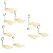 Operitacx 9 Pcs Price Tag Clip Advertising Wire Clip Price Display Rack Desk Sign Stand Beard Price Tag Clamp Reusable Price Clamp Grocery Clamp Label Display Holder Bread Wire Clamp Metal