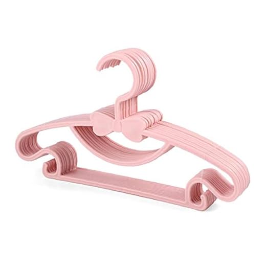 Baby Galgar Nursery Galgar Bow Halk Garderob Klädhängare För Barn Nyfödda Kläder Pink 10st