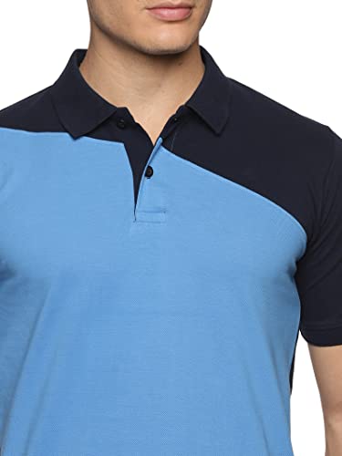 Image of ADRO Men's 100% Cotton Regular Fit Polo T-Shirt