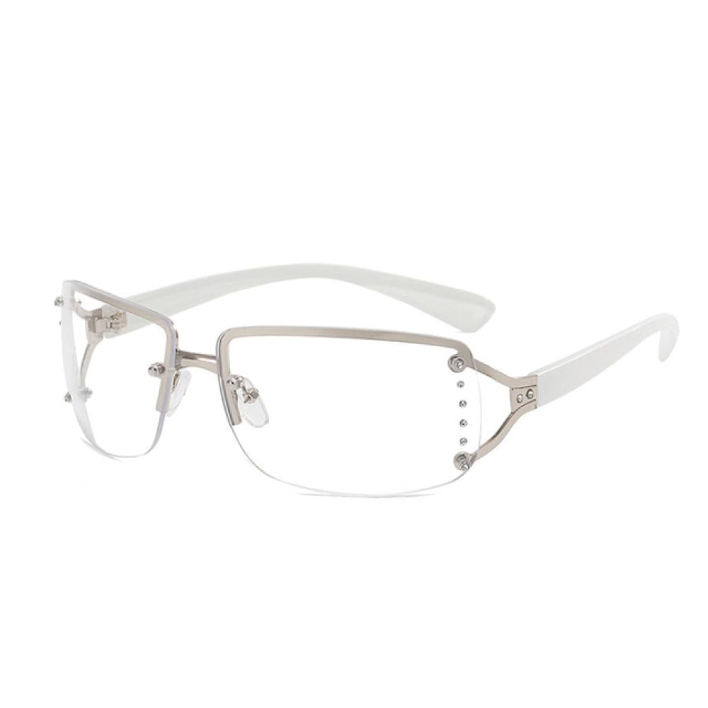 Lunettes de soleil pour femmes vintage dégradées oversized mode - 7