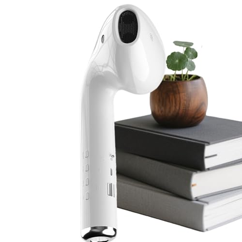 Enceinte portable géante en forme d'écouteur – Lecteur USB rechargeable en forme d'écouteur | Grand diffuseur pour activités de plein air, fêtes,...