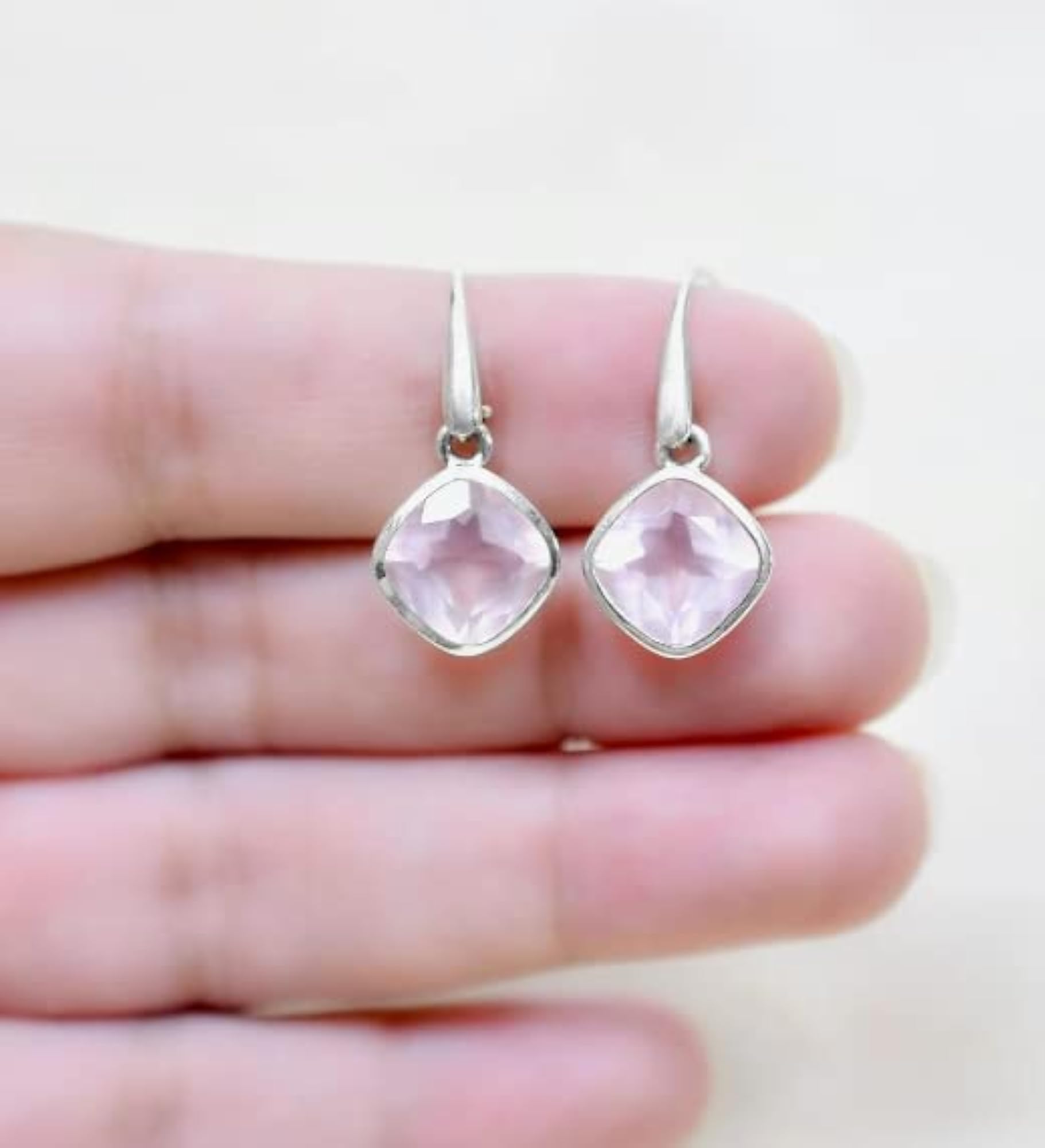 Pink Rose Quartz Crystal Stone 12.15 Carat Certified