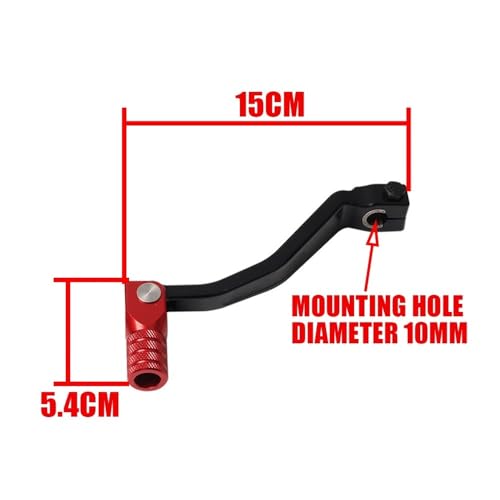 Levier de vitesse CRF 250L antidérapant avec pédale repliable
