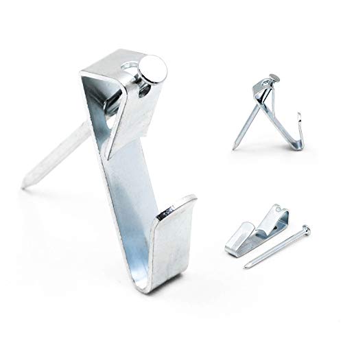 Picture Hangers 30 lb - 1000 Pack - Picture Nails - Professional Picture Hooks with Nails for Hanging Pictures in Drywall - Bulk 1000 Pack Picture Hangers 30 lb - 1000 Pack - Picture Nails - Professional Picture Hooks with Nails for Hanging Pictures in Drywall - Bulk 1000 Pack