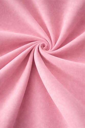 Image of Blackout Curtains for Bedroom Pack of 2 - Pink 9 Feet Long, 4.5 Ft Wide, Thermal Insulated Room Darkening Curtains, Light Blocking, Noise Reducing & Energy Saving Drapes (9 x 4.5 Ft)