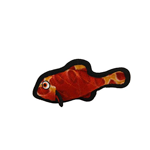 TUFFY Ocean Creature Junior Fish, Small Durable Dog Toy, Red - Thumbnail 3