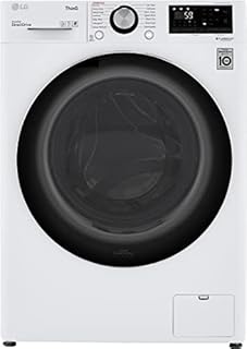 LG WM3555HWA 24 Inch Smart All In One Washer/Dryer with 2.3 cu. ft. Capacity, Wi-Fi Enabled, 14 Wash Cycles, 1400 RPM, Ventless, NeveRust Stainless Steel Drum, Quiet Operation, TrueBalance