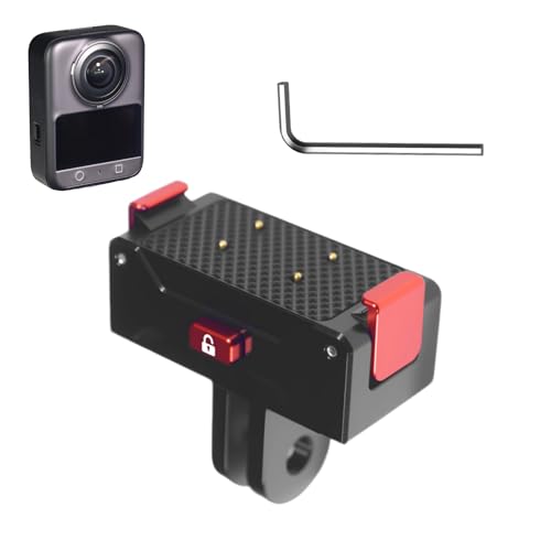 TEHAOUU ���C�[�d�}�E���g DJI OSMO 360�Ή� USB C�|�[�g�t���A���~���N�C�b�N�����[�X�x�[�X - �A�E�g�h�A�X�|�[�c��r�f�I�u���O�ɑϋv�� (�J�[�h�[�d��)