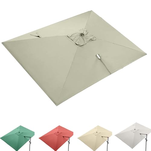 Cubierta rectangular de repuesto 3x4 m con protección solar para sombrilla voladiza 2