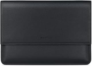 Comfyable Laptop Sleeve 13-13.3 Inch Compatible with 13 In MacBook Pro M2 M1 2022-2016, MacBook Air M2 M1, MacBook Pro 14-in M2 2023 & M1 2021, Faux Leather Envelope Portfolio Case, Pebbled Black