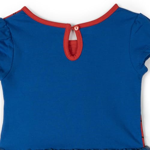 Marvel Spider-Man Infant Baby Girls Dress Leggings and Headband 3 Piece Spiderman 12-18 Months - image 3