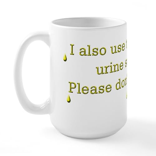 Taza de cerámica Café 15 oz blanca con diseño divertido miniatura 1