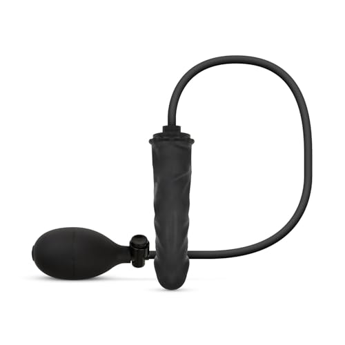 Anal Collection - Godemichet Gonflable avec Pompe 14,5 cm - Noir