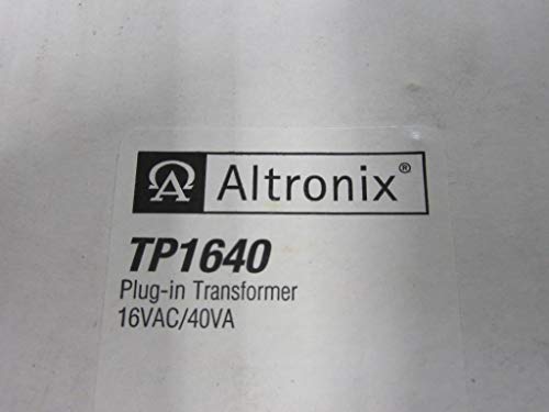 Altronix Plug-In Transformr, 115V In, 16.5V Out, 40V, Grey (Tp1640) #TOP1