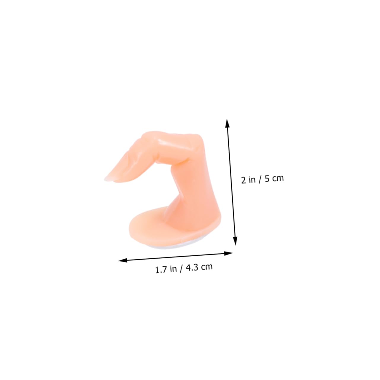 30pezzi Dita Finte Per Pratica Di Unghie Modelli Per Manicure Art Con Punte Per Unghie Adesive e Trasparenti Per Principianti e Professionisti