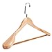 Cabilock Clothes Hangers Pants Hangers Pants Hangers Wooden Hangers Suit Curved Hangers Heavy Duty Coat Hanger for Travelers Khaki Plastic Hangers Plastic Hangers Mens Jacket