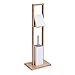 Produktbild Zeller WC-Garnitur, Bamboo/MDF, weiß, ca. 30 x 21 x 82 cm