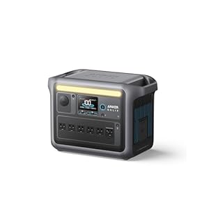Anker SOLIX C1000 Portable Power Station, 1800W (Peak 2400W) Solar Generator, 1056wh LiFePO4 Battery for Home Backup, Power Outages, and Outdoor Camping (Solar Panel and Expansion Battery Optional)