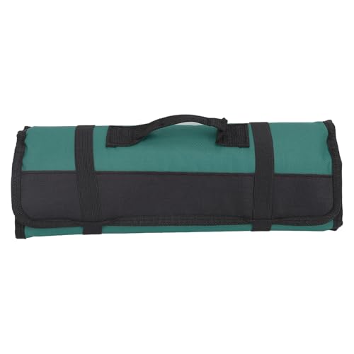 Chef Knife Bag Knife Roll Bag Cutlery Holder Protector 20 Slots Multifunctional Portable Storage Case for Home Kitchen Travel Camping Professional Chefs Canvas Material (Red) (Green)