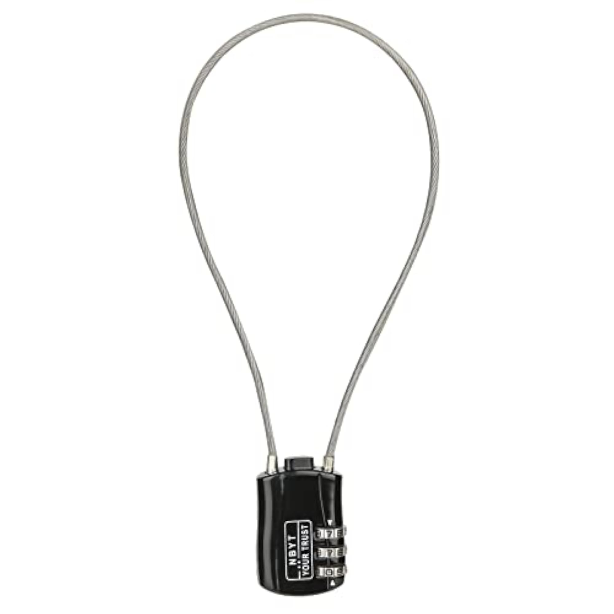 Wire Combination Lock Padlock, Suitable for Travel Luggage
