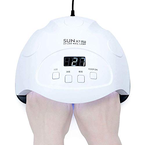 Garberiel 90 W UV LED Gel Nageltrockner Maschine Licht Smart Auto Sensing Nail Lamp mit 4 Timer Voreinstellungen (10s…