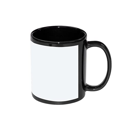 Set 6 Tazas de Cerámica Sublimación 11oz Negro miniatura 4