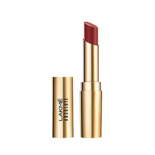 Image of Lakme Absolute Matte Ultimate Lip Color with Argan Oil, Choco Brownie, 3.4 g