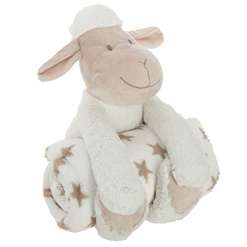 Atmosphera - Plaid Peluche Mouton - Blanc 75x100 cm - Modèle 1