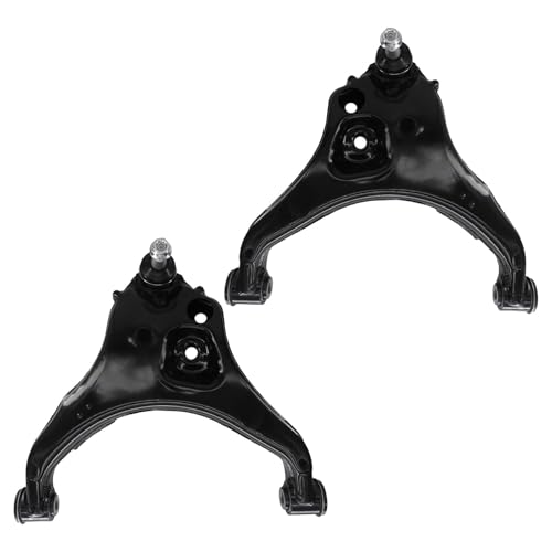 Image of Detroit Axle - 8pc Front End Kit for 2015-2020 Chevrolet Colorado GMC Canyon, 4 Upper and Lower Control Arms with Ball Joint 2 Outer Tie Rods 2 Sway Bar Links 2016 2017 2018 2019 Replacement