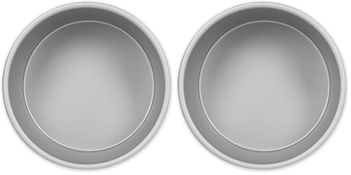 PME Redondo Molde para Pastel de Aluminio, Plateado, 12.7 cm (Paquete de 2)