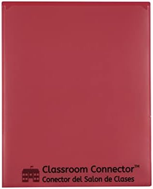 C-Line Classroom Connector School-to-Home Folders, Red, 25 per Box (32004)