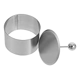 ULTECHNOVO Robuste Edelstahl Dessertform Rund Kaltgericht Former Küchenring Mousse Form Für Präzises Kaltgerichte Platzieren