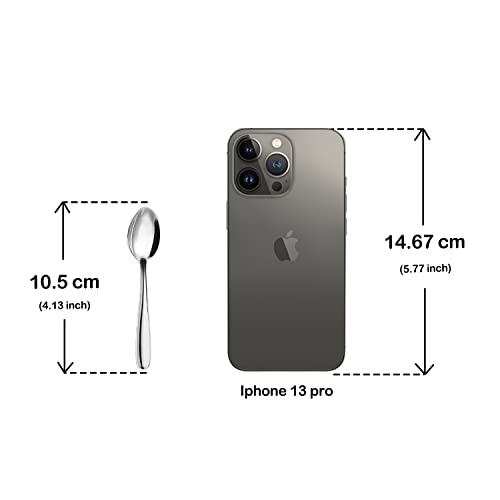 AURSTORE BASA – Juego de 12 cucharas pequeñas para café, etc. de acero inoxidable – Cuchara (10.5 cm) - Imagen 3