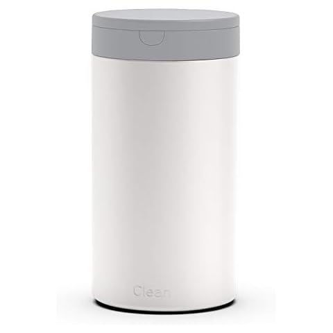 Spectrum Diversified Decorative Refillable Wet Dispenser for Household, Stylish Holder for Cleaning Wipes, White Cover