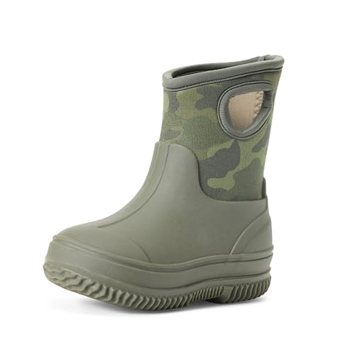 Image of Amazon Essentials Unisex Kids' Insulated Neoprene Rain Boot