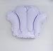 Mabis Inflatable Bath Pillow, White